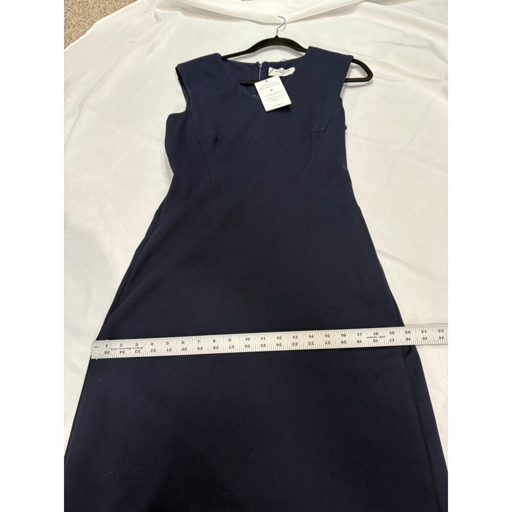 MM Lafluer Evelyn Dress Galaxy Blue Women’s 8 NWT Sheath Professional - Picture 8 of 12